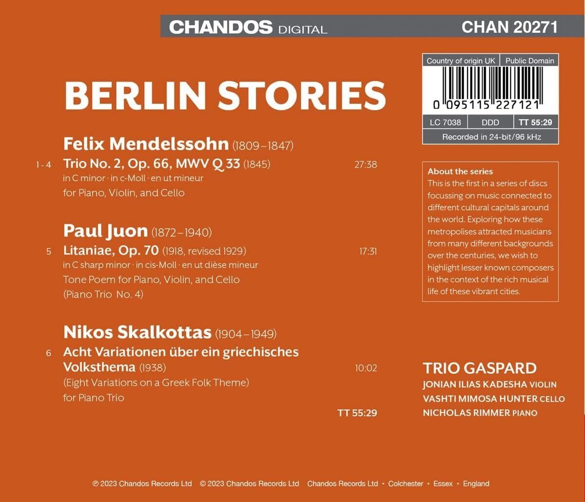 Trio Gaspard: Berlin Stories
