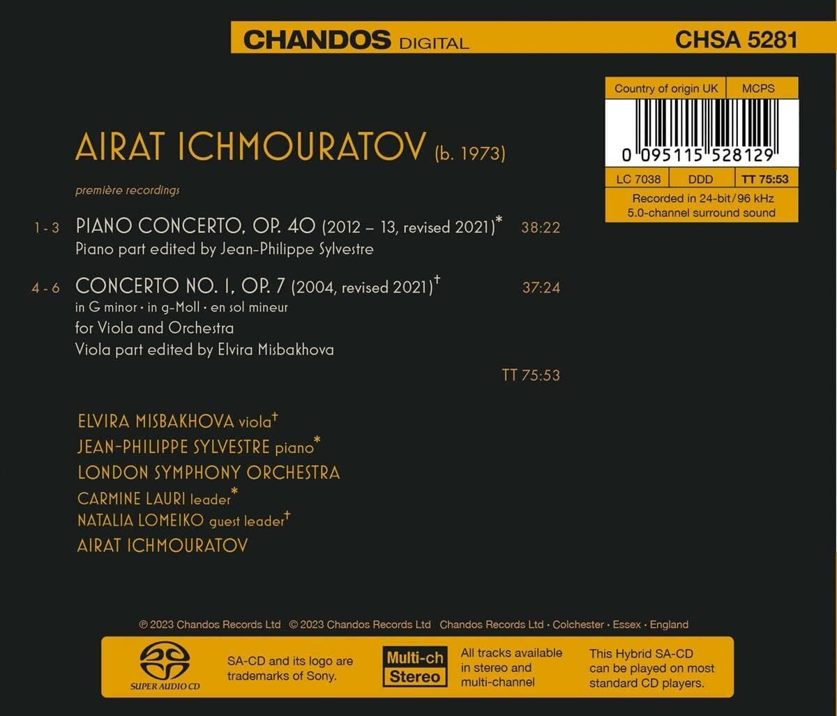 Airat Ichmouratov: Piano Concerto/Viola Concerto No. 1
