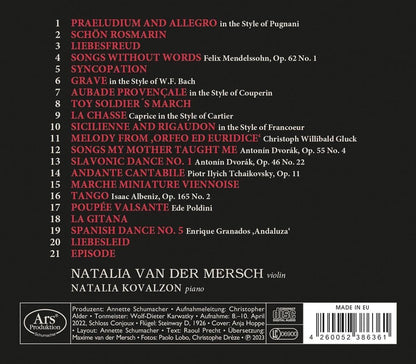 Natalia Van Der Mersch/Natalia Kovalzon: My Kreisler Album