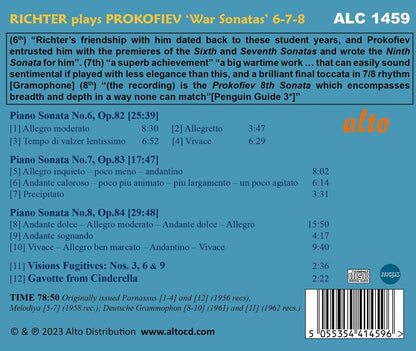 Richter plays Prokofiev 'War Sonatas' Nos. 6-7-8