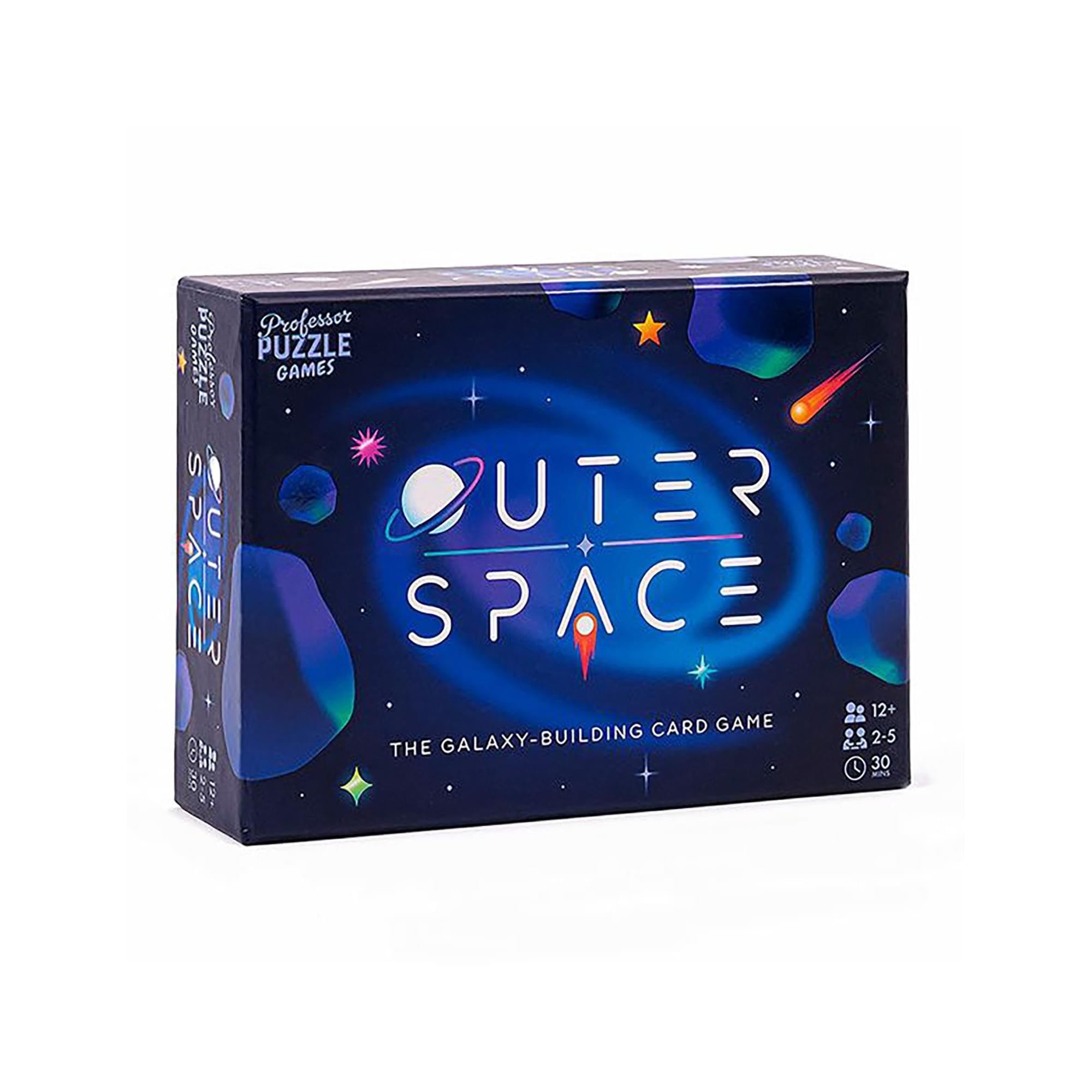Juego de cartas de construcción de galaxias del espacio exterior