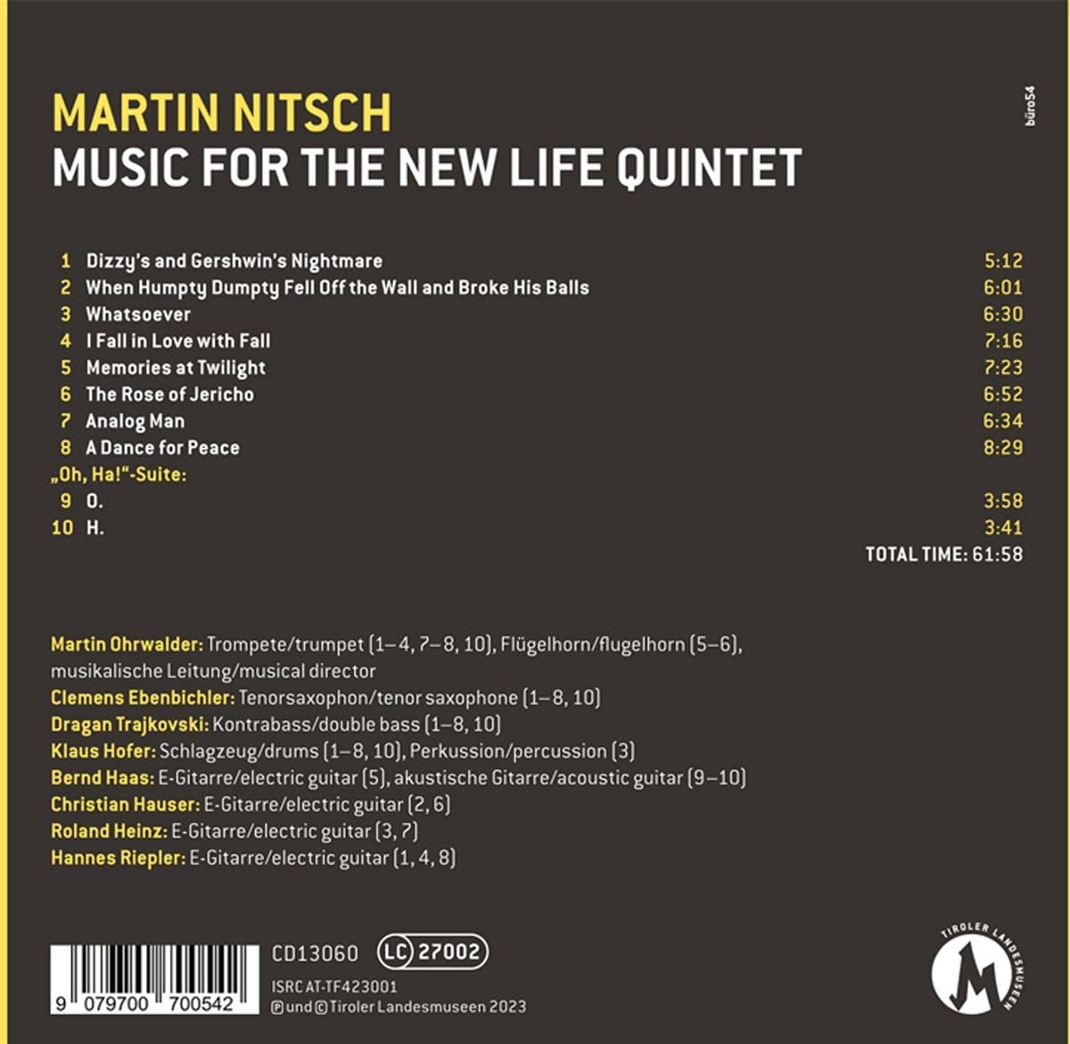Music for the New Life Quintet