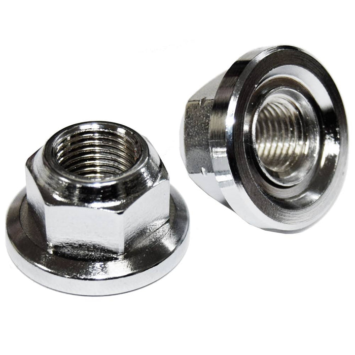 Miche Pista Track Nuts, Silver, 10mm (Rear