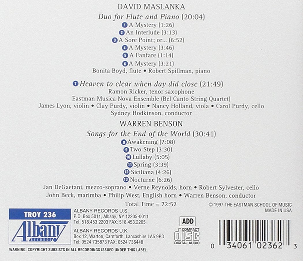Eastman American Music Series, Vol. 2