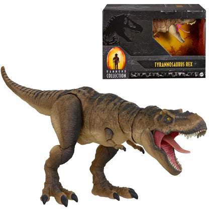 Jurassic World Jurassic Park Hammond Collection Tyrannosaurus Rex Dinosaur Figure, 24in Long with 14 Movable Joints, Movie Collectible