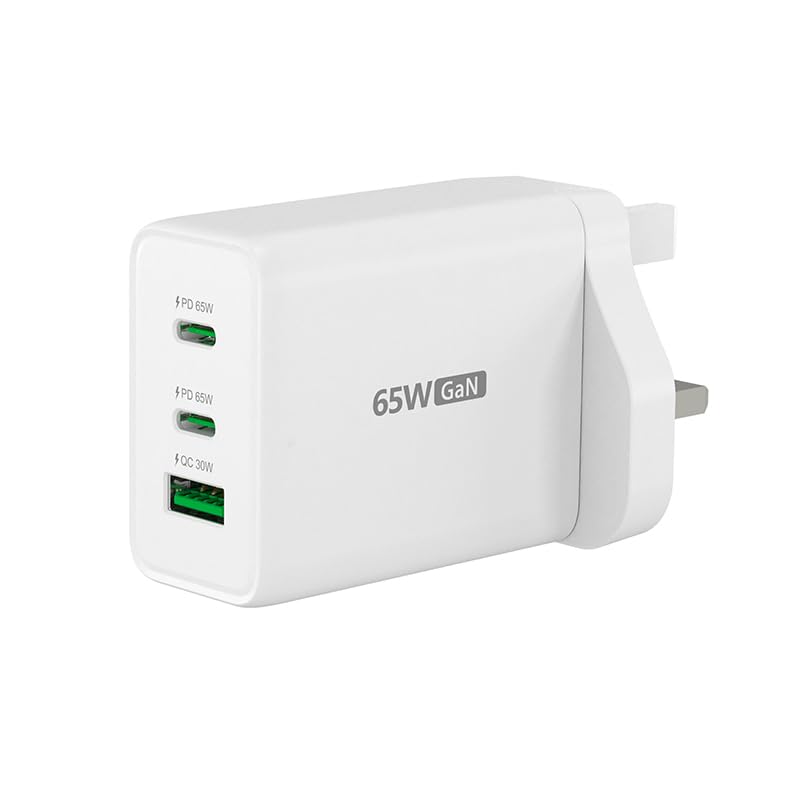 65W GAN USB-C 3-PORT CHARGER