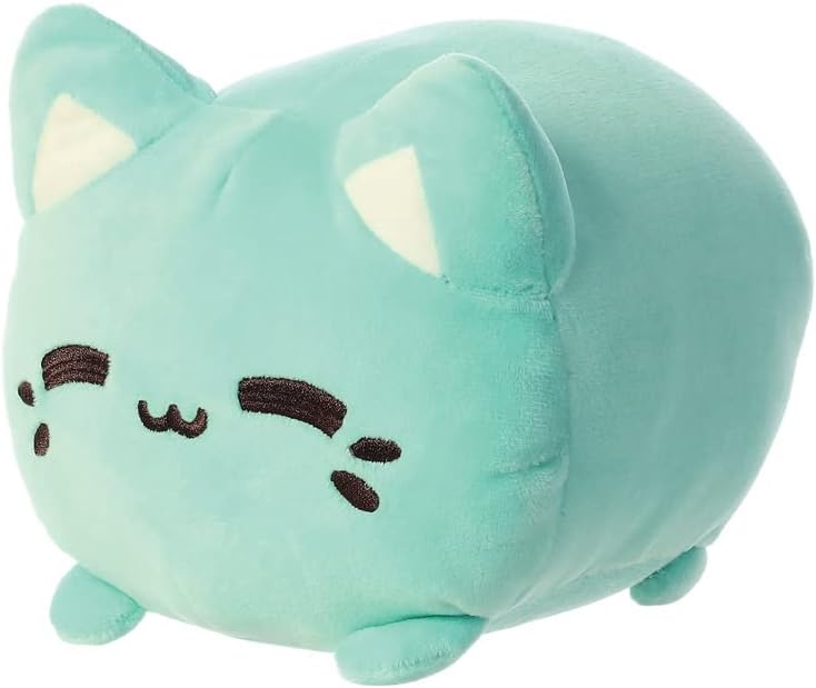 AURORA, 14274, Tasty Peach Mint Meowchi, 7In, Eco-friendly soft toy