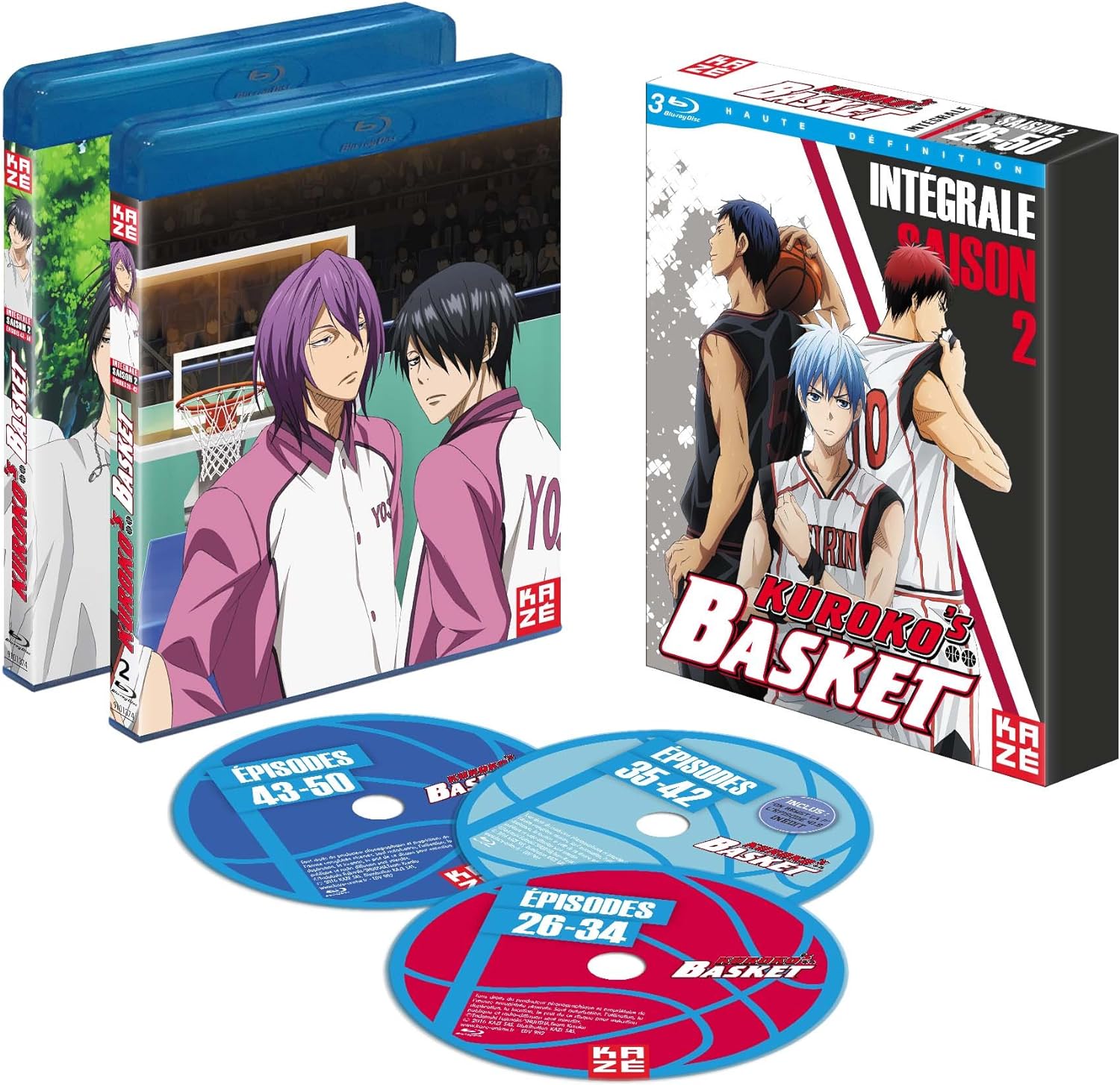 Coffret kuroko's basket, saison 2 [Blu-ray] [FR Import]