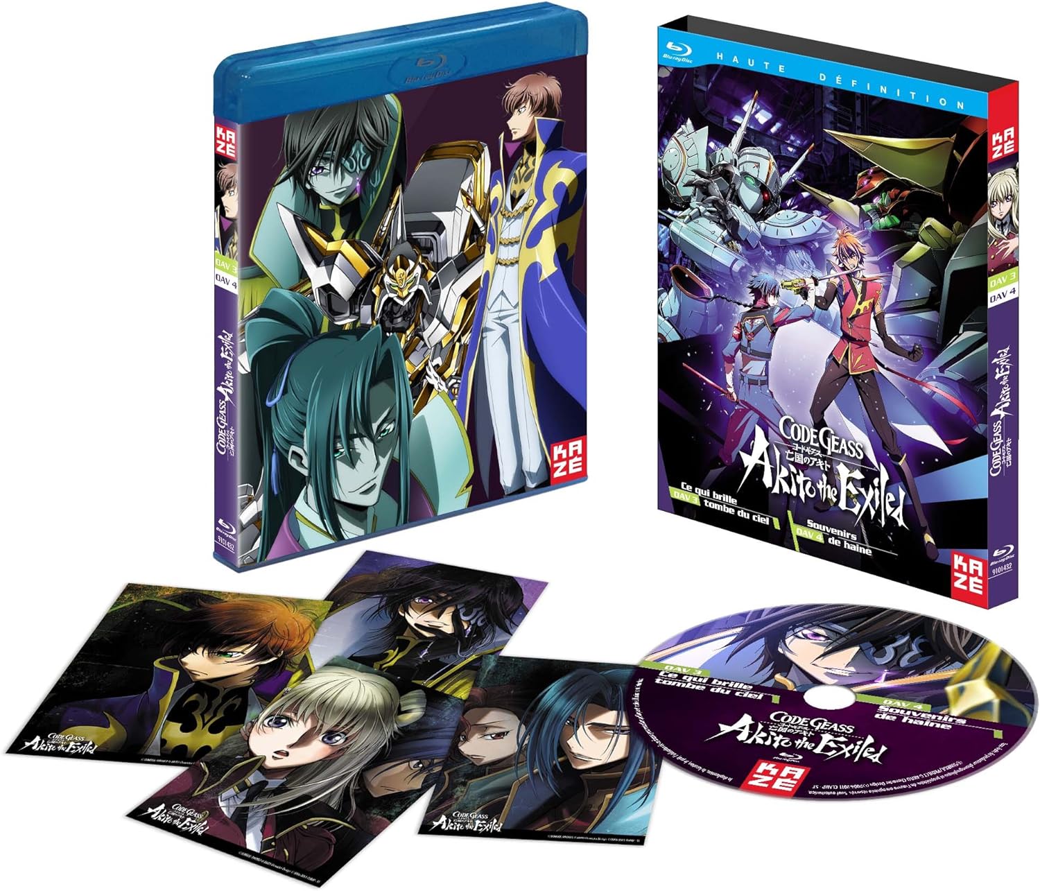 CODE GEASS - OAV 3 & 4 - Akito The Exiled - Blu-Ray : Blu Ray , FR