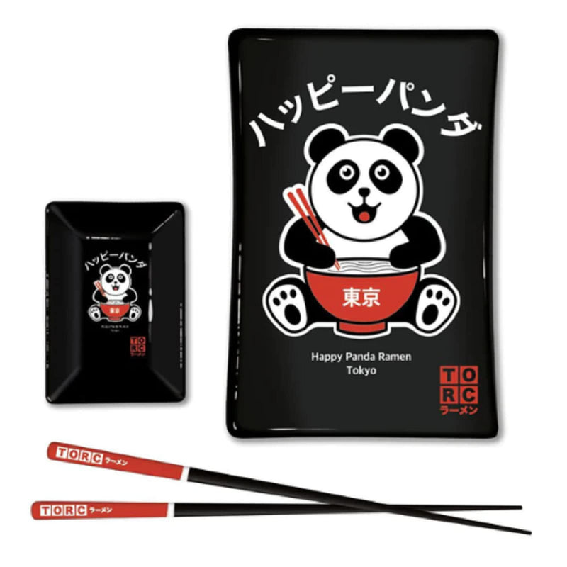 Pyramid International The Original Ramen Company Sushi Set (Happy Panda Design) in Presentation Gift Box - Official Merchandise