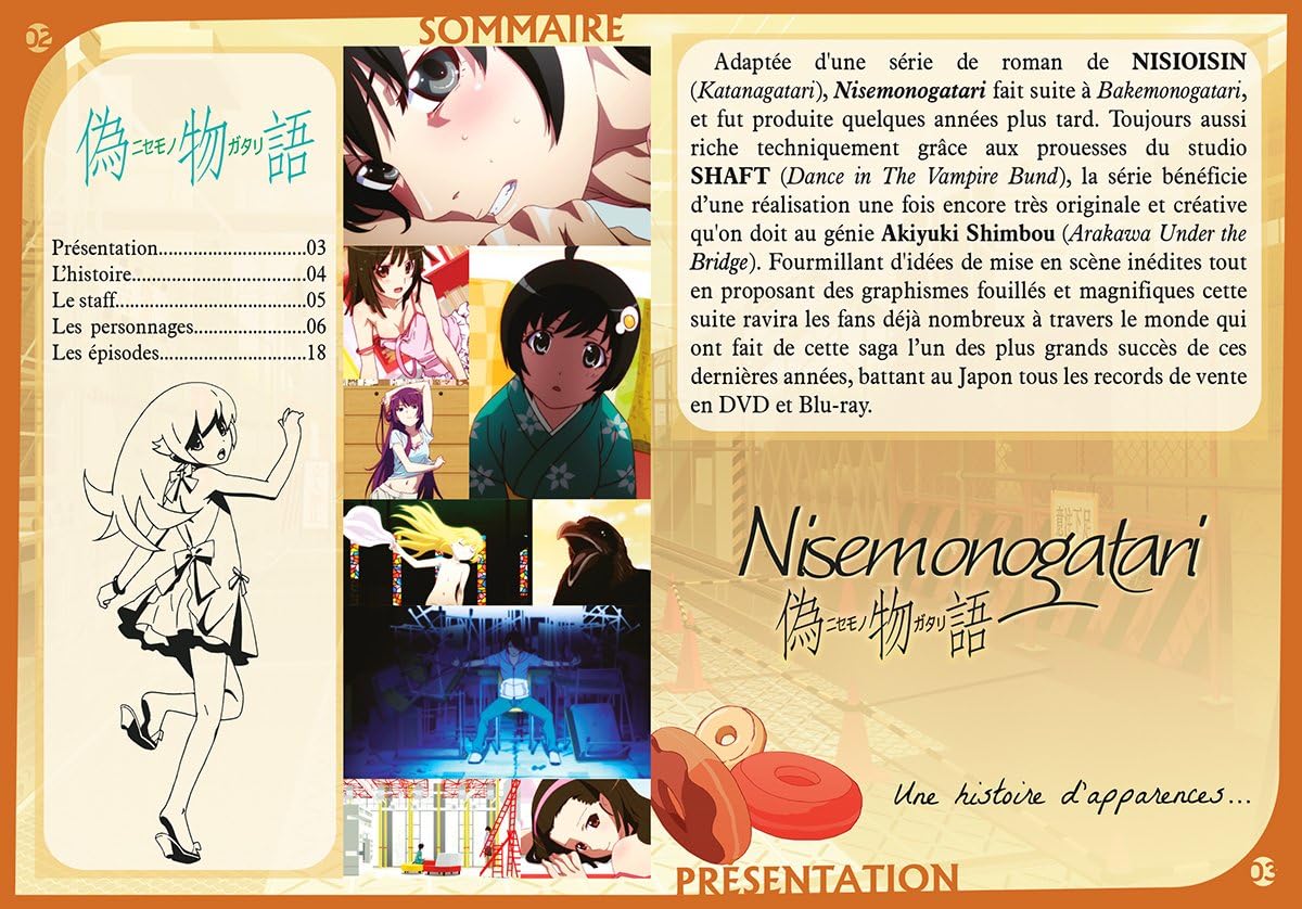 Nisemonogatari - Intégrale - Edition Gold (3 DVD + Livret)