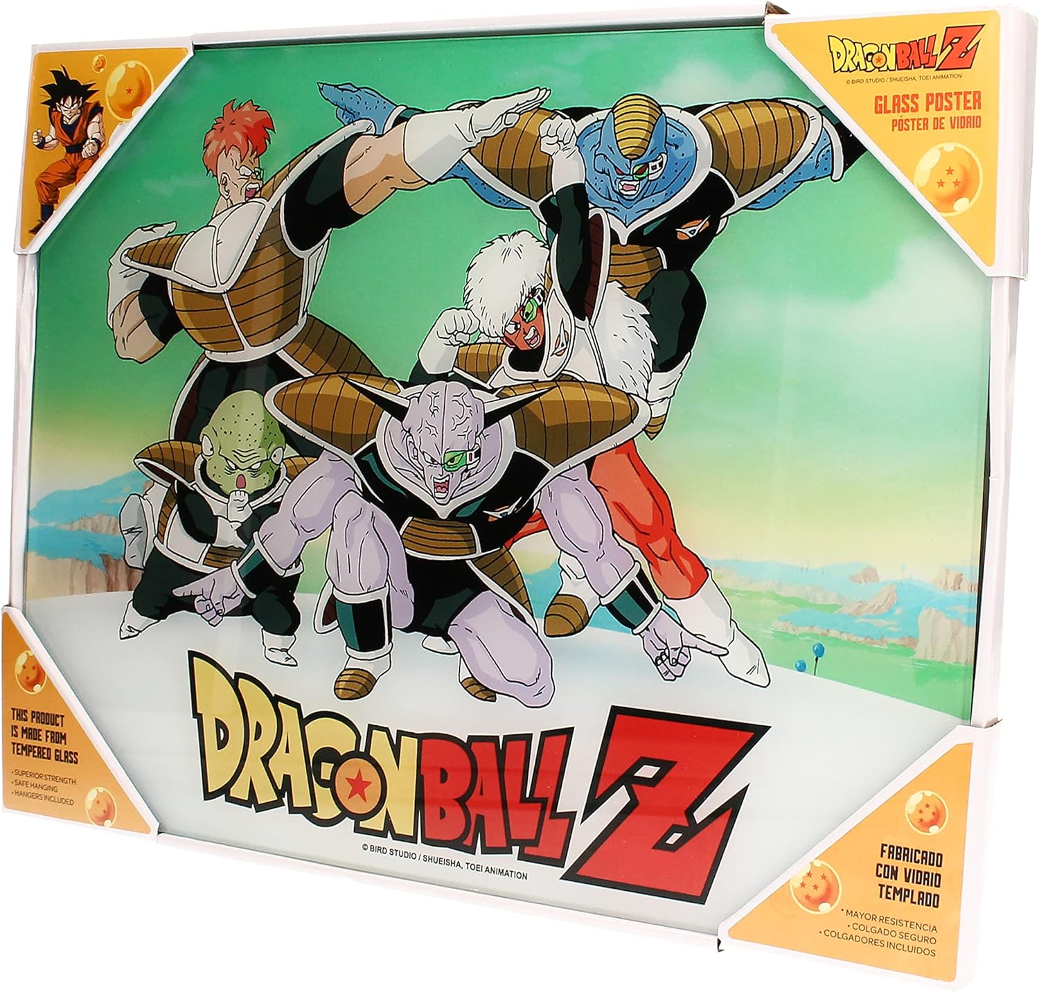 SD toys Crystal Special Forces Glass Poster Dragon Ball Z Official Merchandising Ornaments Furniture Stickers Home Decoration, Multicolor (Multicoloured), Unique