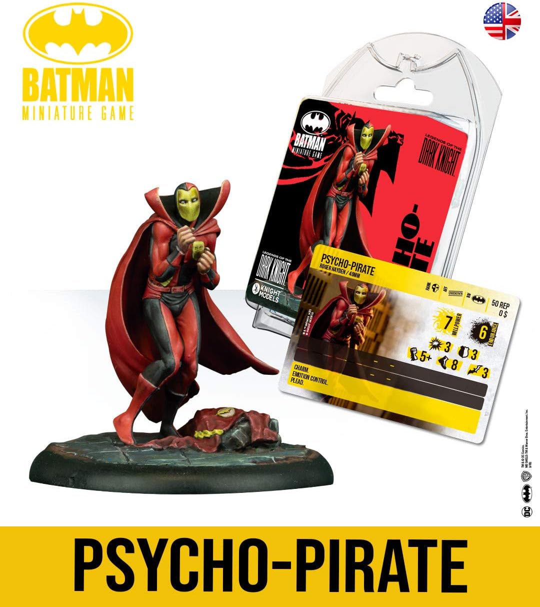 Knight Models Batman Miniature Game: Psycho-Pirate English