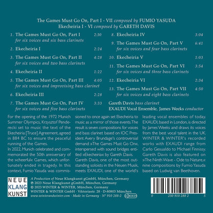 Ekecheiria for Voices and Bass Clarinet