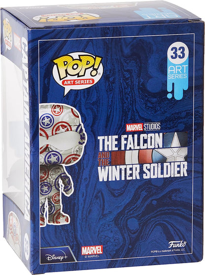 FUNKO POP Marvel The Winter Soldier Artist Series Patriotic Age Falcon EDICION Especial 56153 Muñecos cabezones, Multicolor (FUNKO-56153