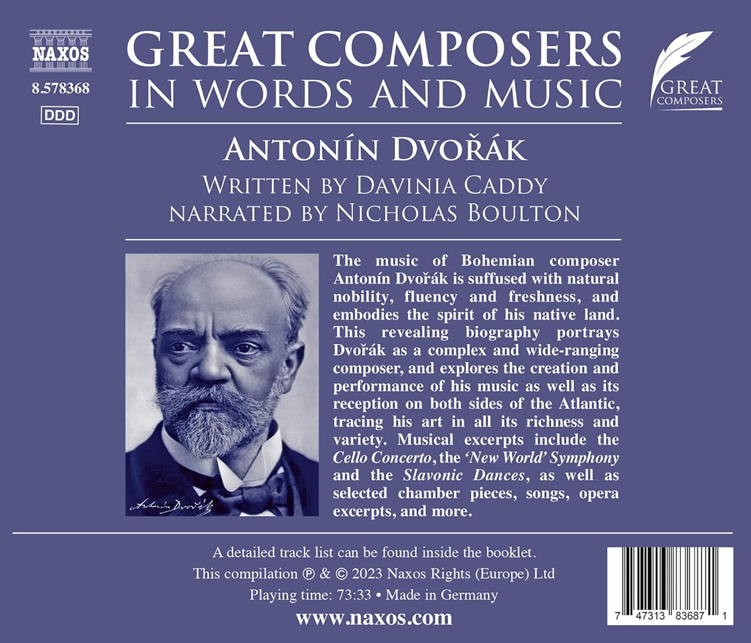 Great Composers in Words and Music: Dvorák