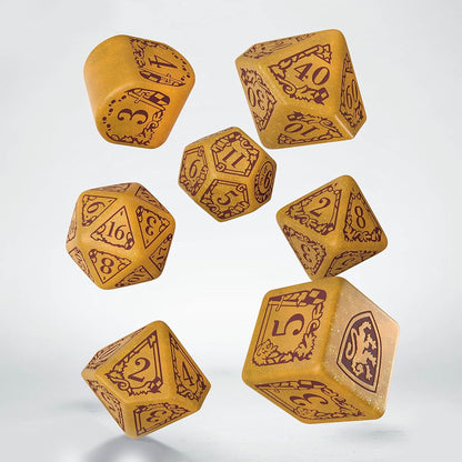 Q Workshop Harry Potter pack dés Gryffindor Modern Dice Set - Gold (7)