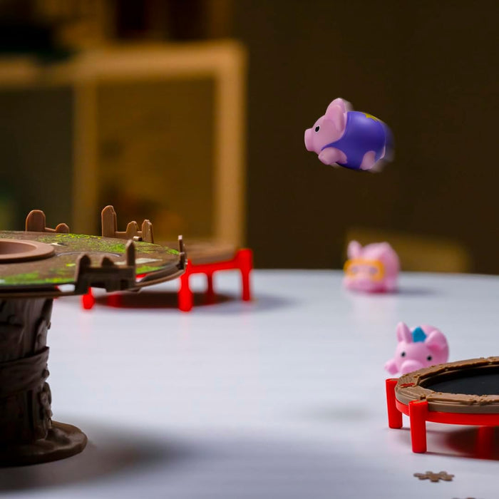 PlayMonster Pigs on Trampolines, Pink, Green