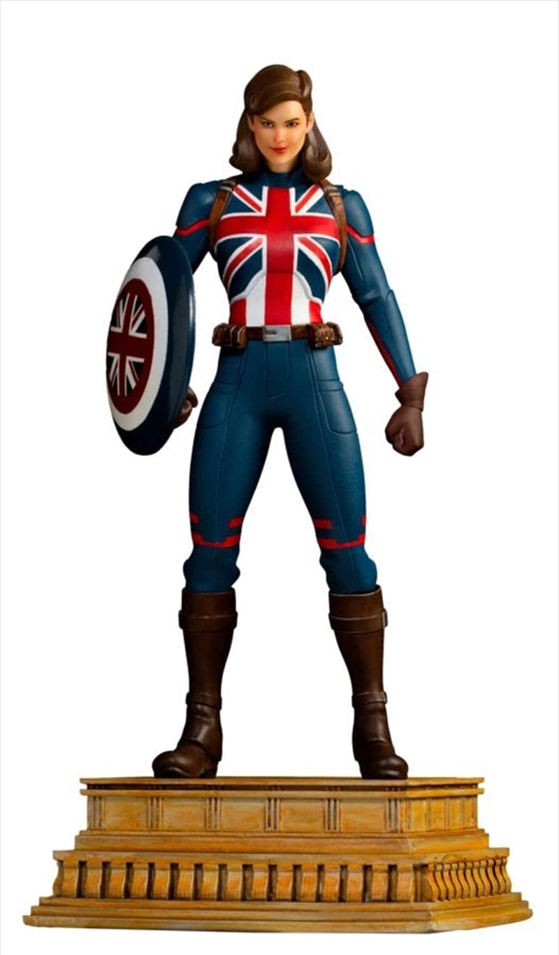 Iron Studios-What IF Captain Carter 1/10 Art Statue Estatuas, Multicolor, 1:10 (81444