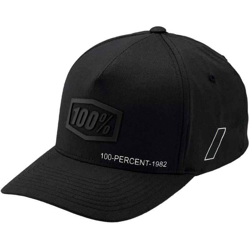 100% SHADOW Flexfit X-Fit Cap Black S/M