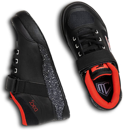 Ride Concepts Traverse Clip Women's Shoes Black / Red UK 5