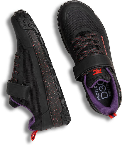 Ride Concepts Tallac Clip Shoes Black / Red UK 8.5