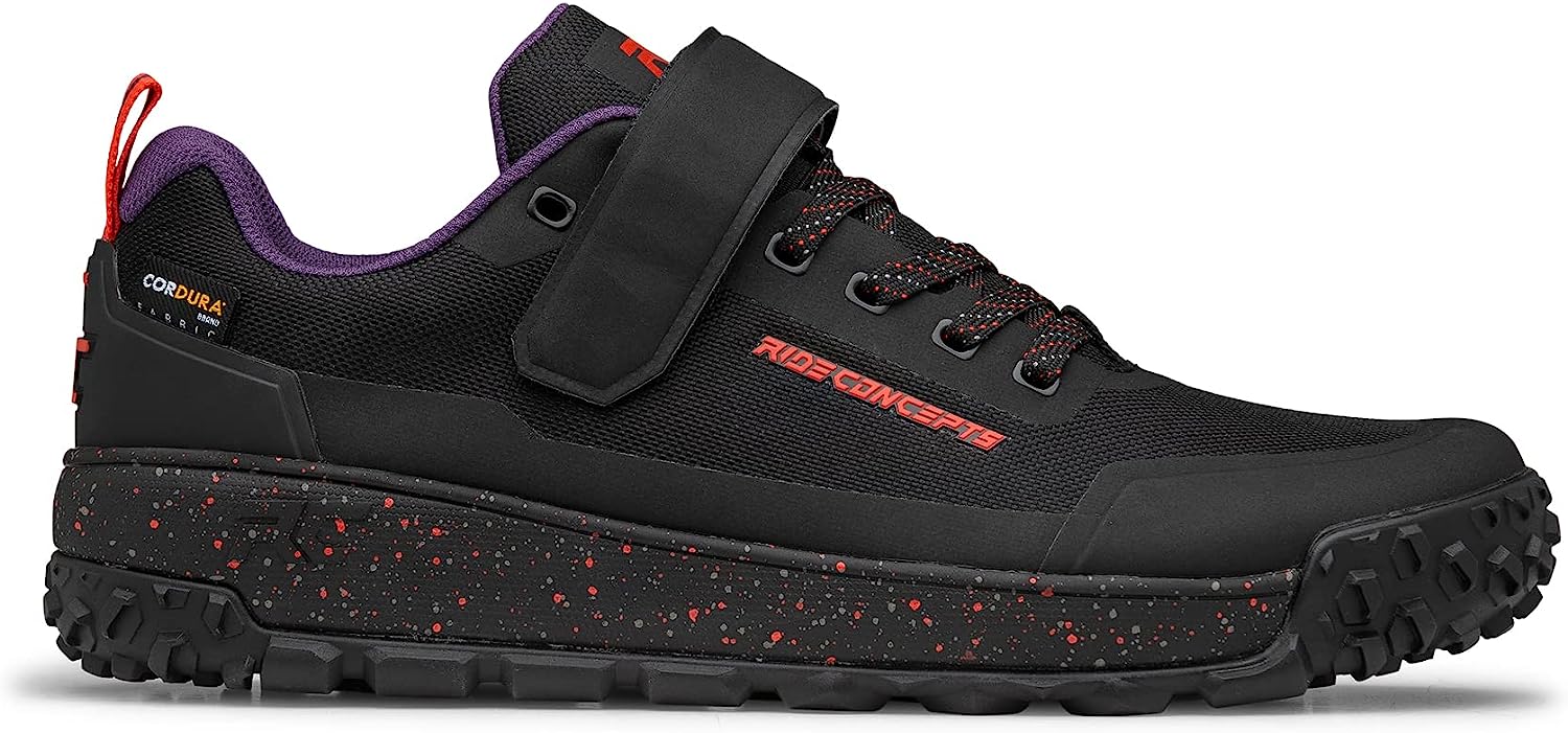 Ride Concepts Tallac Clip Shoes Black / Red UK 11