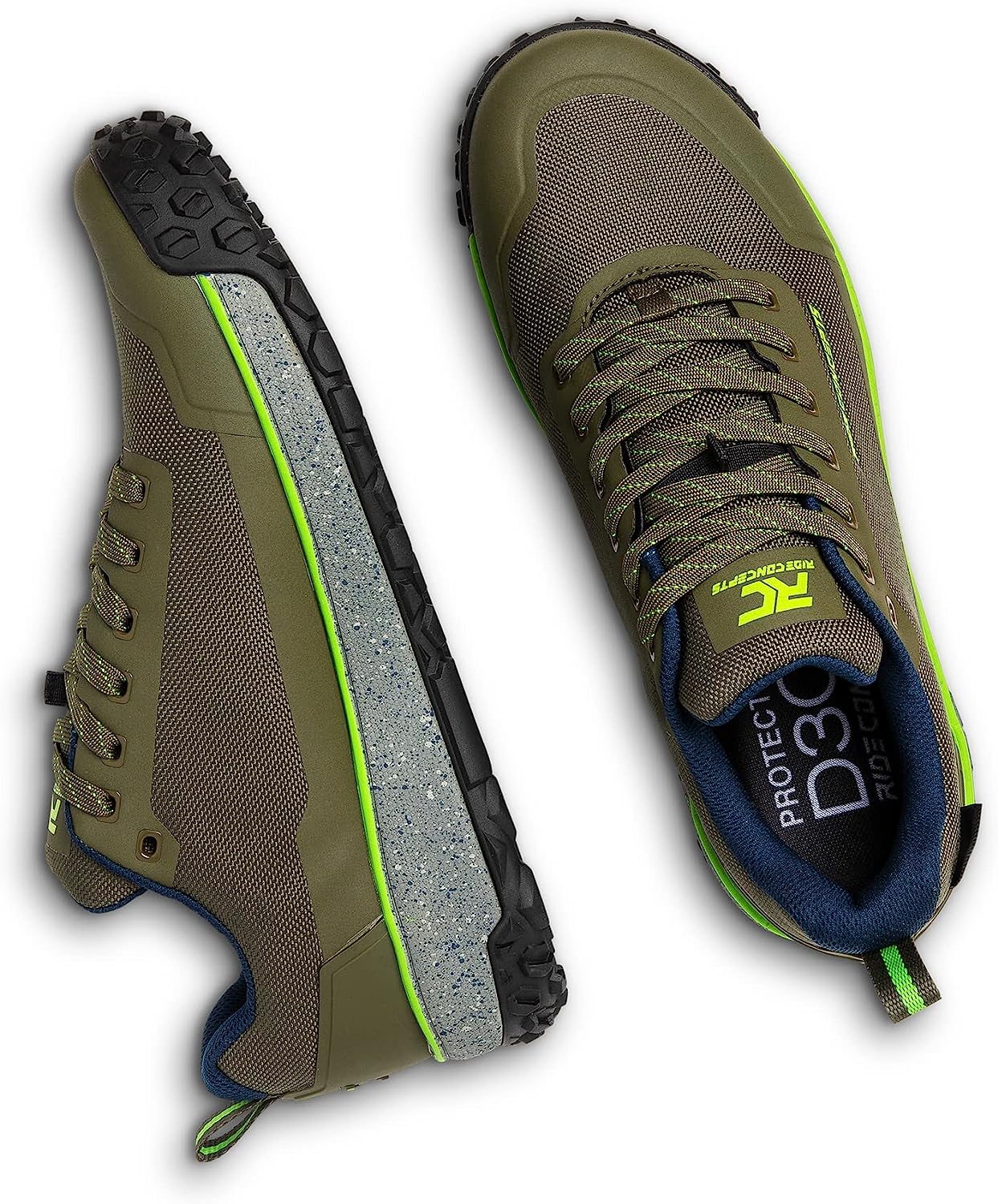Ride Concepts Tallac Shoes Olive / Lime UK 7
