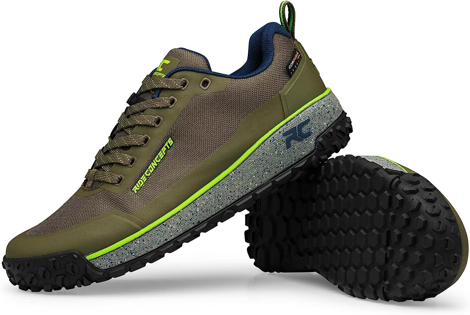 Ride Concepts Tallac Shoes Olive / Lime UK 8