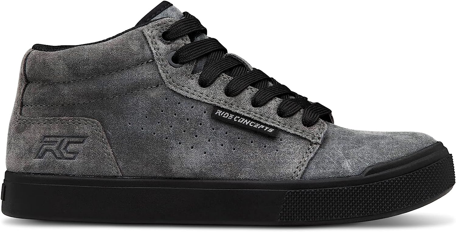 Ride Concepts Vice Mid Youth Shoes Charcoal / Black UK 4.5