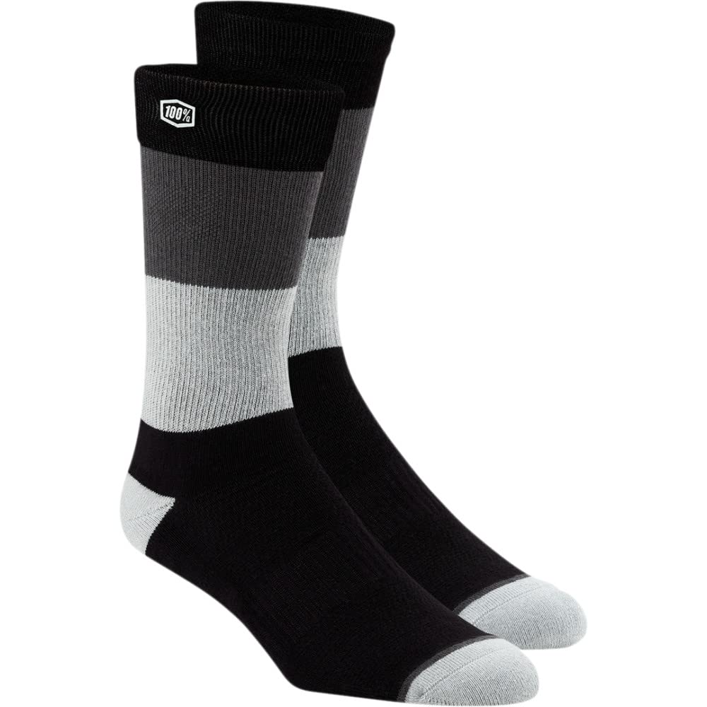 100% TRIO Casual Socks Black L/XL