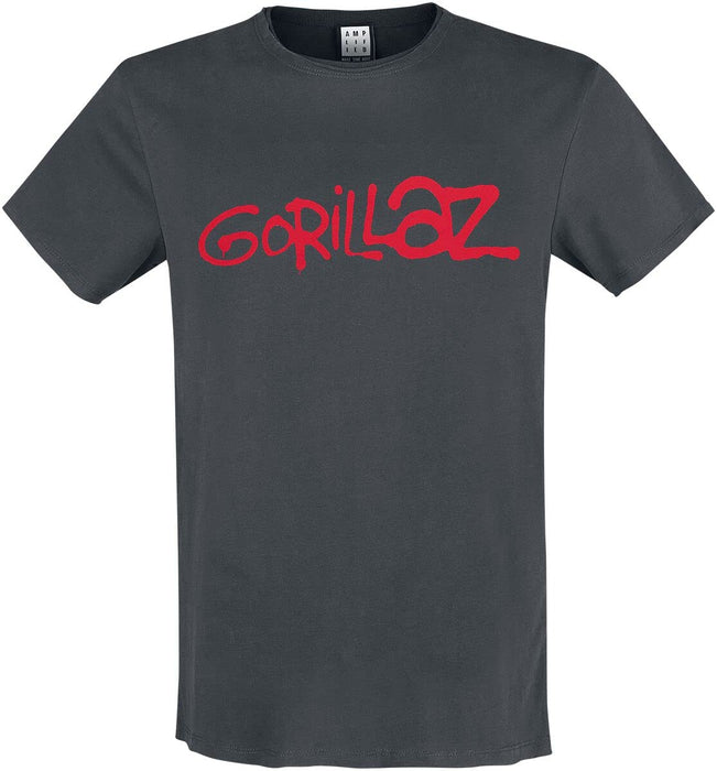 Amplified Unisex Adult Logo Gorilla T-Shirt (XXL) (Charcoal)
