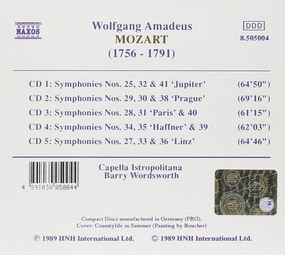 Mozart: 15 Favourite Symphonies