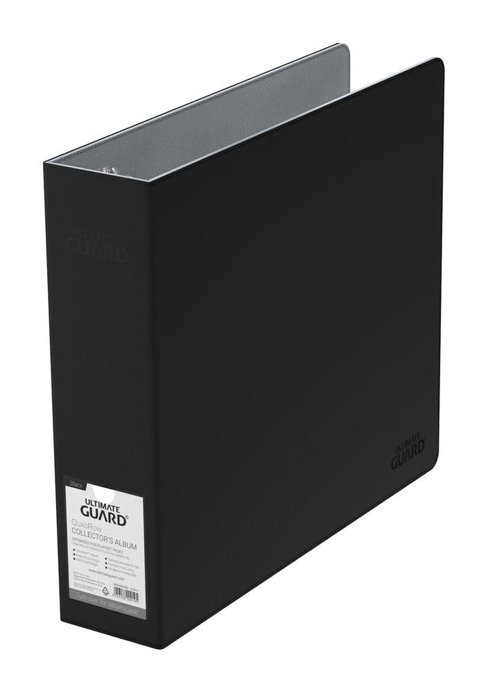 Ultimate Guard UGD010831 Supreme Collector´s Album QuadRow 3-Ring XenoSkin Nein Card Folder, Black, Medium