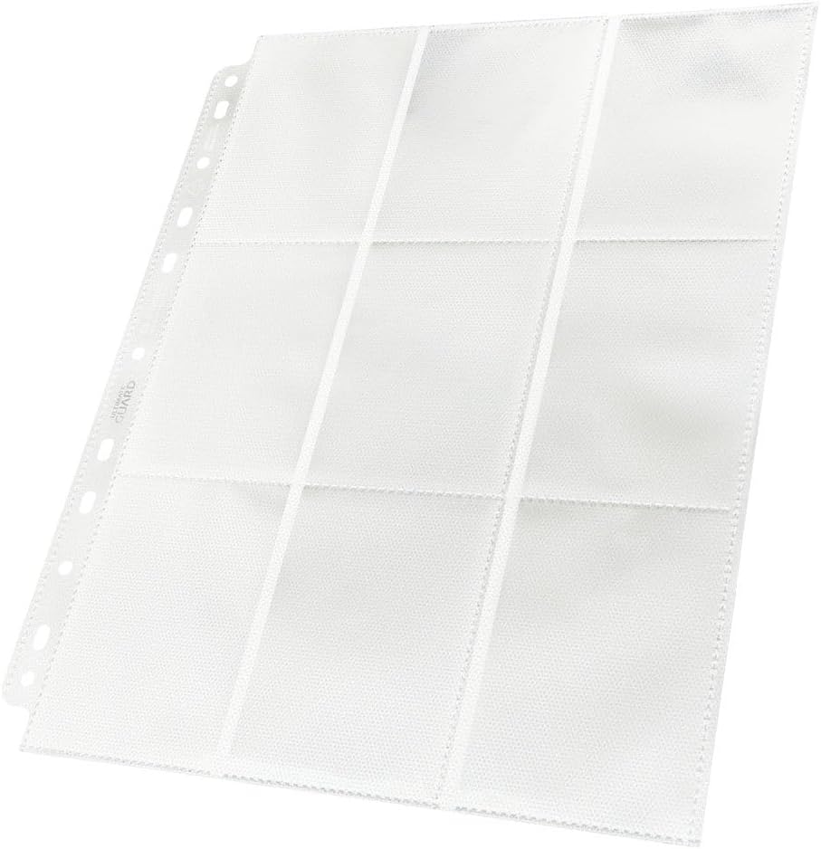 Ultimate Guard 18-Pocket Side Loading Pages (50-Pages, White