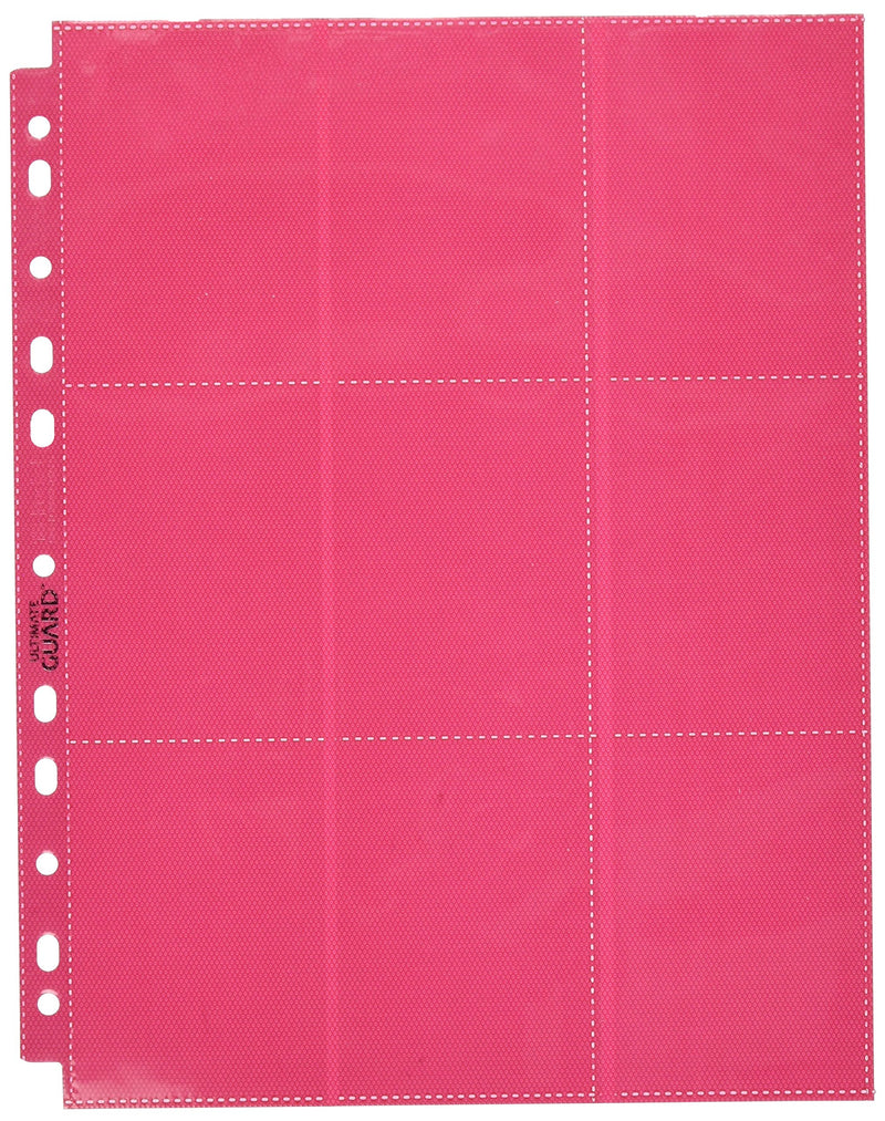 Ultimate Guard 18-Pocket Side Loading Pages (50-Pages, Red