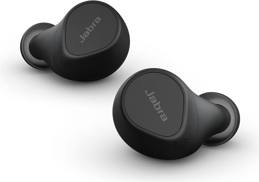 Jabra Evolve2 Buds True Wireless In-Ear Bluetooth with Active Noise Cancellation, MultiSensor Voice Technology and Wireless Charging Pad - MS Teams Certified, works with all other platforms - Black Includes Wireless Charging pad USB-C Teams