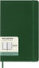 Moleskine Weekly Agenda With Space For Notes 12 Months 2024, Agenda 2024, Size Large 13x21, Hard Cover And Elastic Closure, Colour Myrtle Green Weekly Notebook Hard Cover - Large Myrtle Green