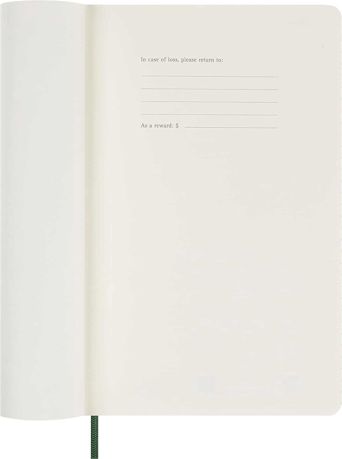 Moleskine Daily Agenda 12 Months 2024, Agenda 2024, Size Large 13x21, Soft Cover and Elastic Closure, Colour Myrtle Green Daily Soft Cover - Large Myrtle Green