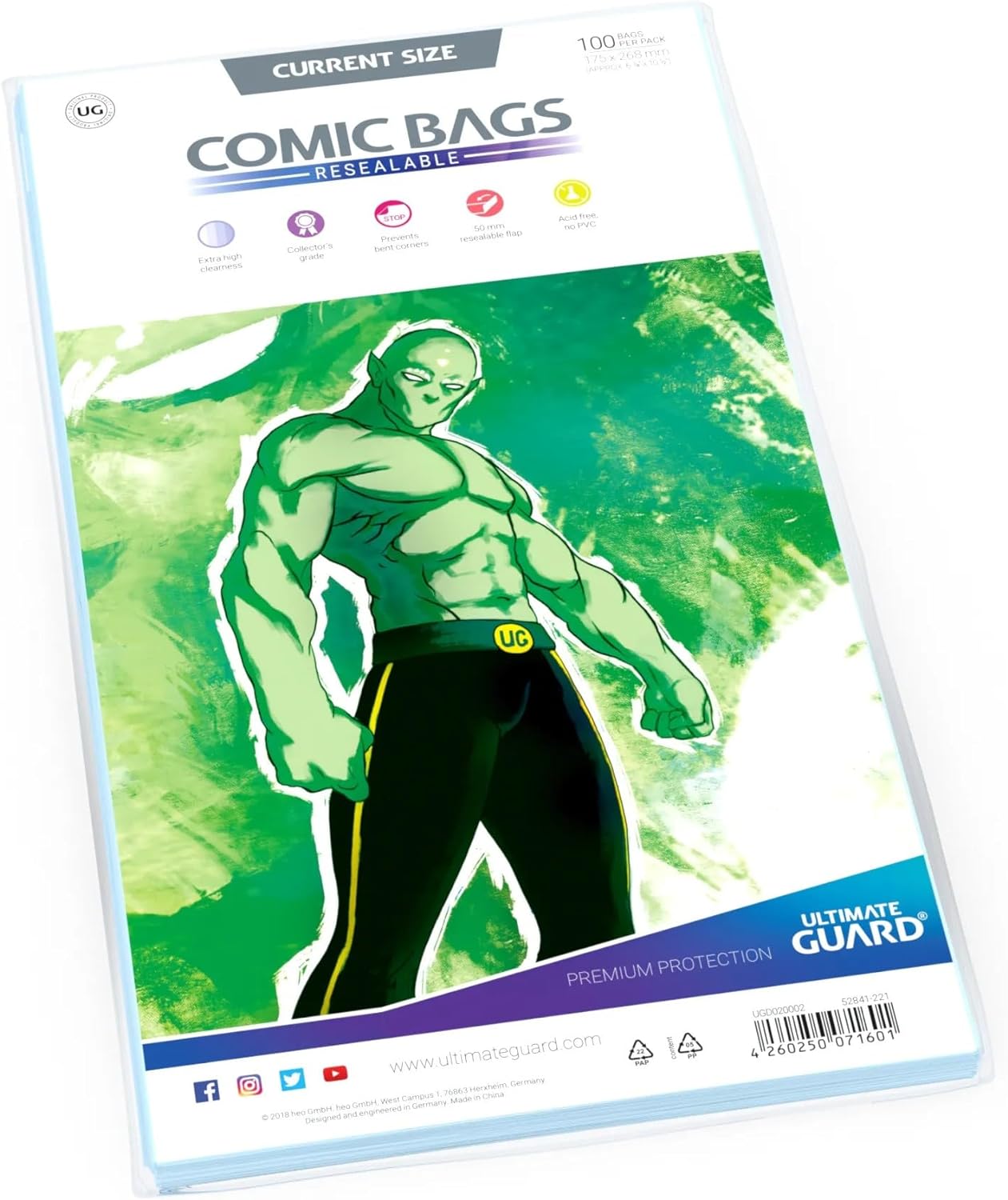 Ultimate Guard Resealable Current Comic Bags