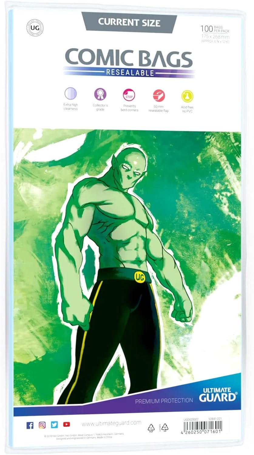 Ultimate Guard Resealable Current Comic Bags