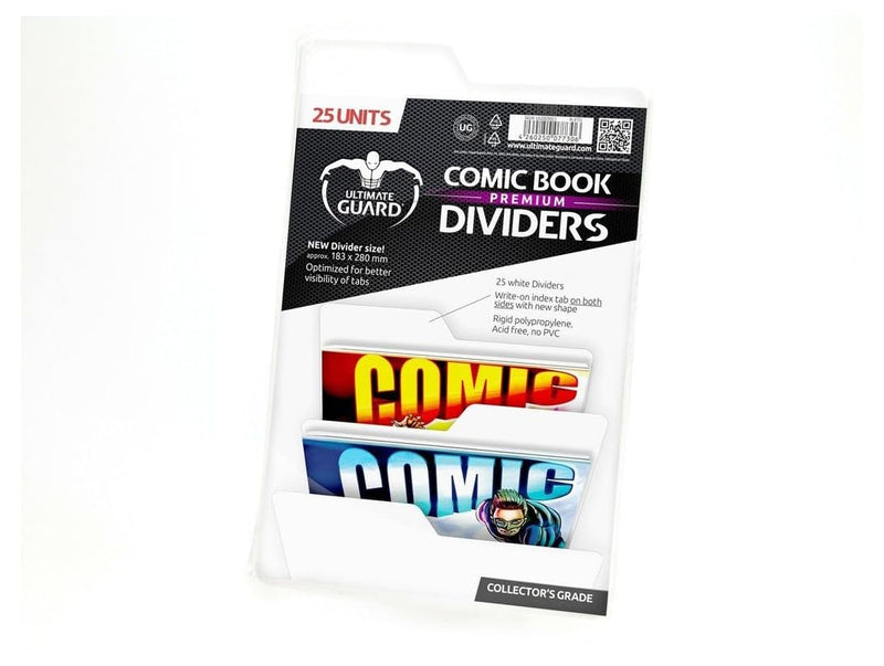 Ultimate Guard Premium Comic Dividers Card Sleeves (25 Piece), White