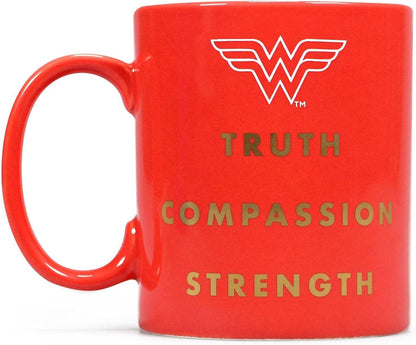 DC Comics - Everyday Mugs - Wonder Woman 'Truth, Compassion, Strength' Boxed Mug 400ml
