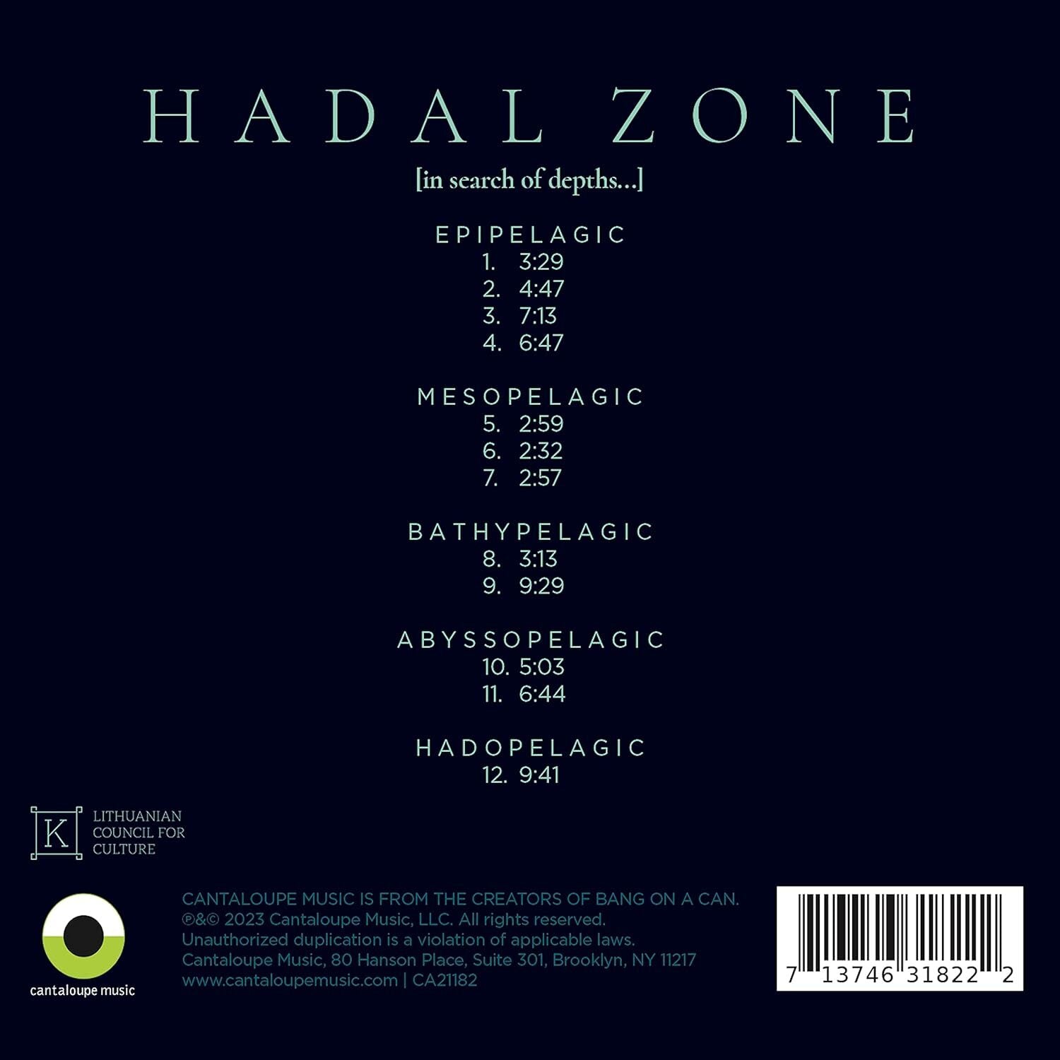Zibuokle Martinaityte: Hadal Zone
