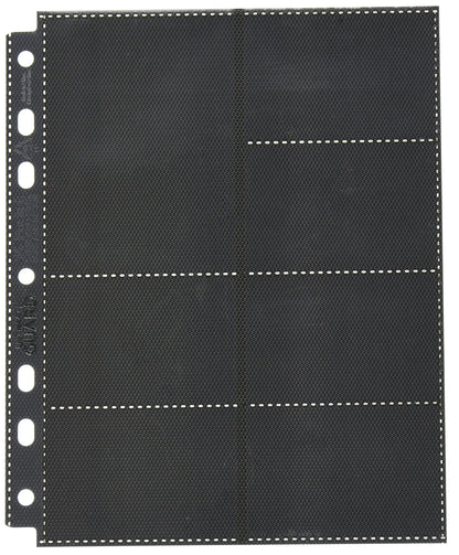 Ultimate Guard 14-Pocket Mini American Compact Pages (10-Pages, Standard, Black