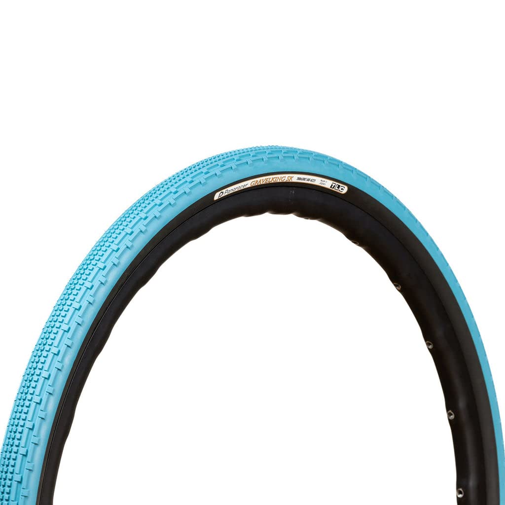 Panaracer Gravel King SK Colour Edition TLC Gravel Tyre Turquoise Blue/Black 700x43c