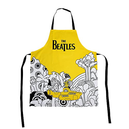 Half Moon Bay The Beatles Yellow Submarine Kitchen Apron Recycled Cotton For Men and Women