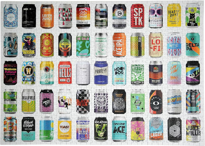 Beer / 1000 Piece Jigsaw Puzzle for Adults from Happily/Great Dad Gift/Beer themed Gift/puzzle 1000 / Gift for beer lovers