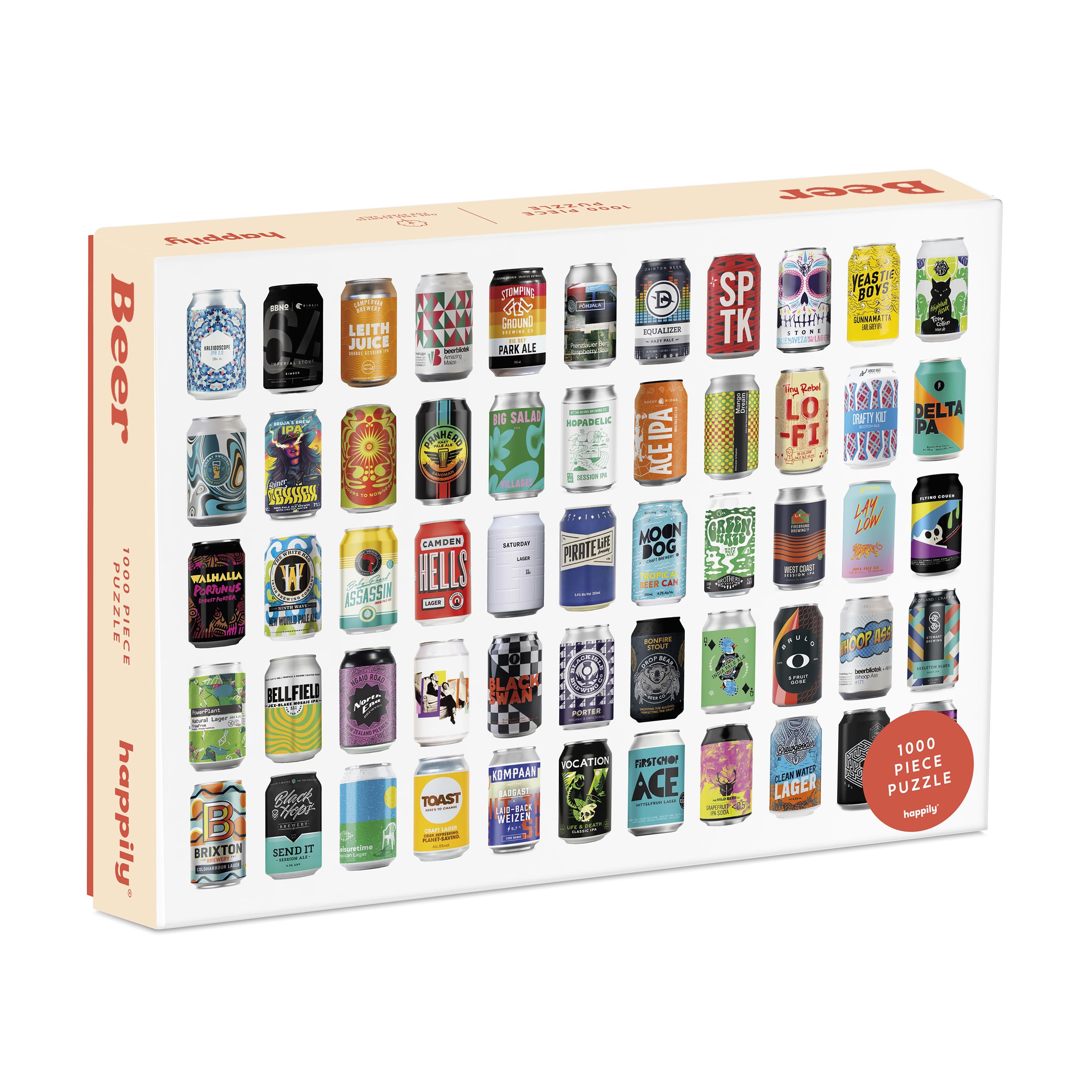 Beer / 1000 Piece Jigsaw Puzzle for Adults from Happily/Great Dad Gift/Beer themed Gift/puzzle 1000 / Gift for beer lovers