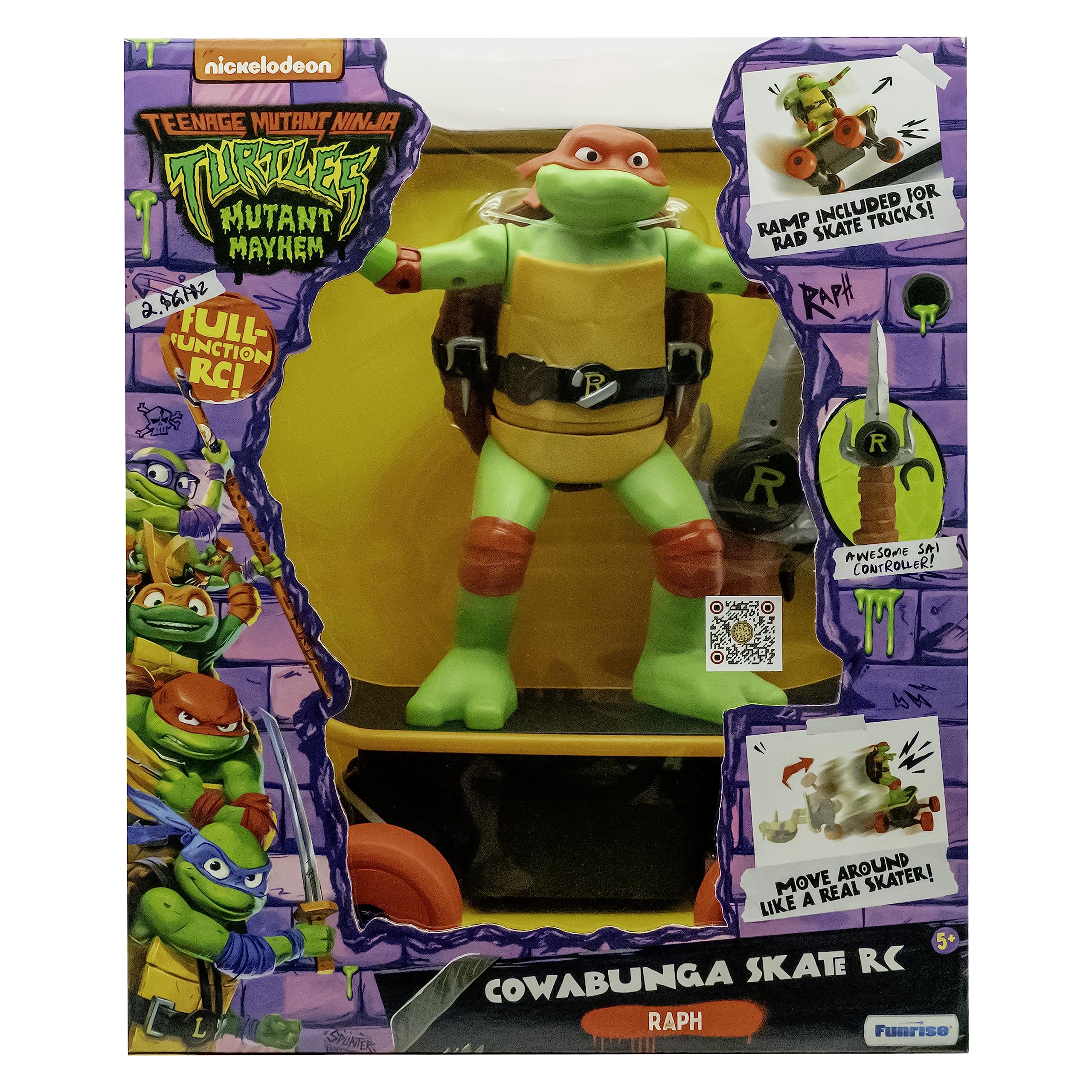 TEENAGE MUTANT NINJA TURTLES 71039 Cowabunga Skate RC Movie Switch Kick Skater Raphael Classic, Various